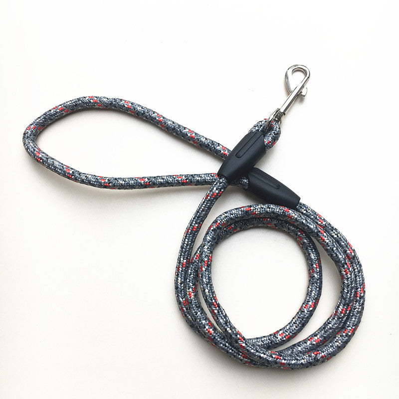 KFX-9754173 Small Dog Traction Belt - 0.8 cm x 120 cm Durable Polyester Chain for Pet Walking