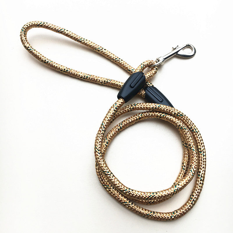 KFX-9754173 Small Dog Traction Belt - 0.8 cm x 120 cm Durable Polyester Chain for Pet Walking