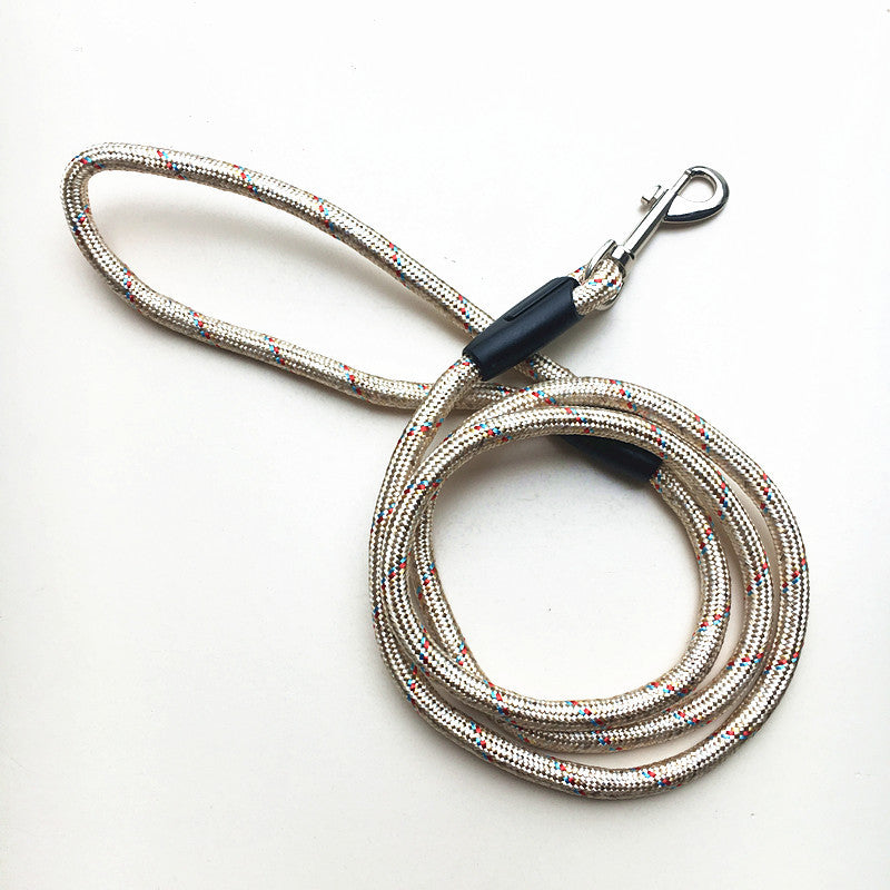 KFX-9754173 Small Dog Traction Belt - 0.8 cm x 120 cm Durable Polyester Chain for Pet Walking