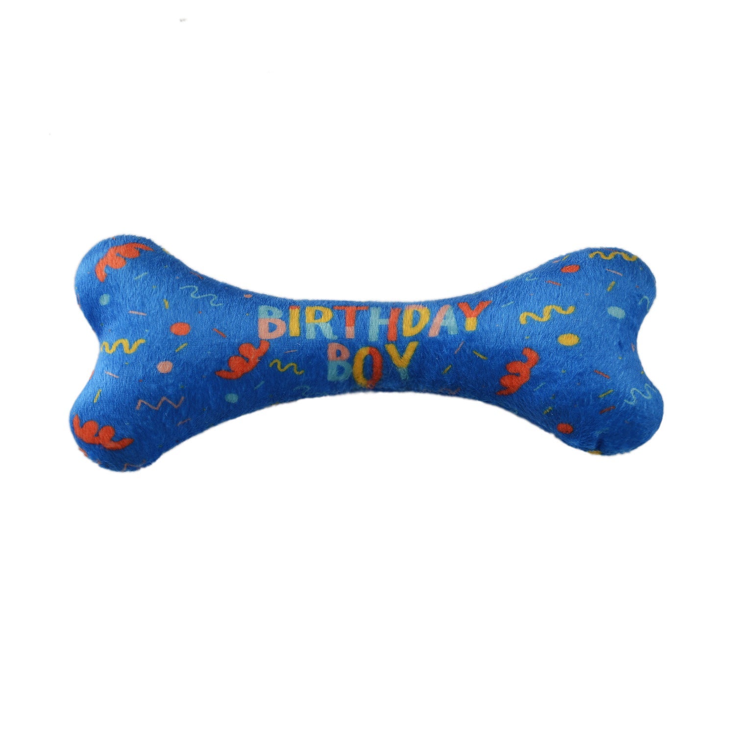 KFX-9755197 Pet Triangle Scarf and Birthday Toy Bone Set - Soft Cotton Polyester, Durable, Washable
