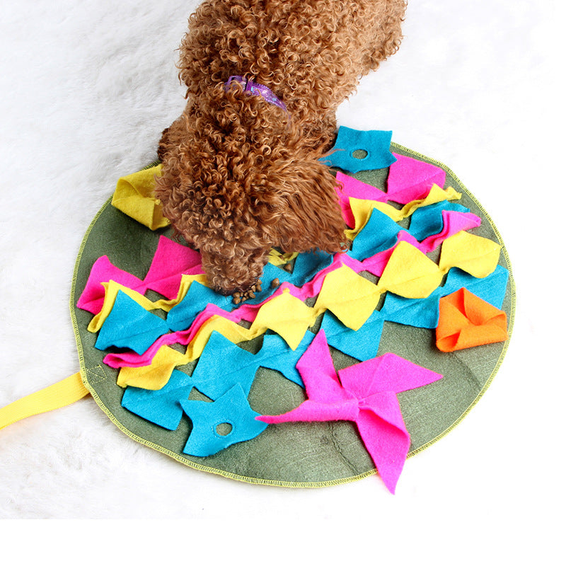 KFX-9756221 Pet Training Sniffing Blanket with Detachable Design and Colorful Accessories for All Dogs