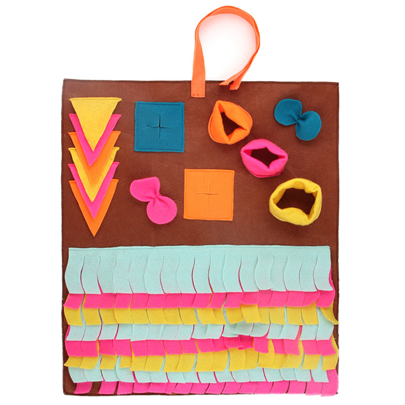 KFX-9756221 Pet Training Sniffing Blanket with Detachable Design and Colorful Accessories for All Dogs