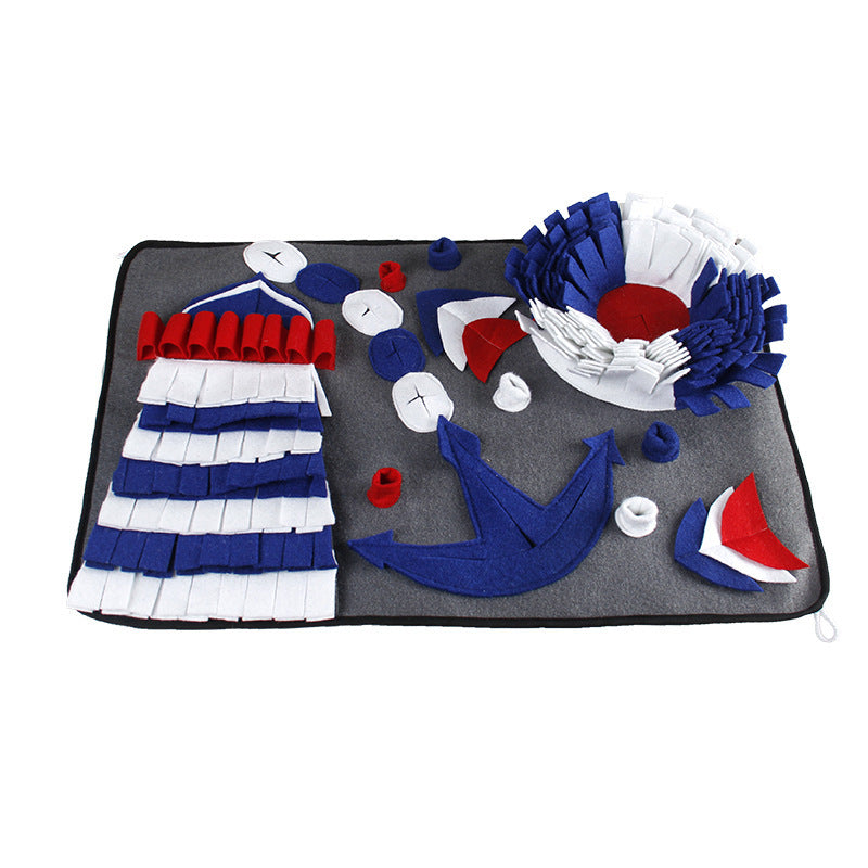 KFX-9756221 Pet Training Sniffing Blanket with Detachable Design and Colorful Accessories for All Dogs