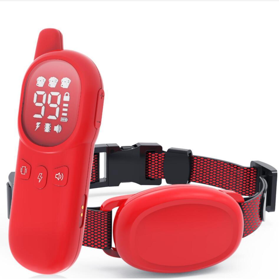KFX-9763389 Wireless Shock Dog Collar with Vibration and Static Shock, USB Rechargeable – Suitable for Small to Large Dogs