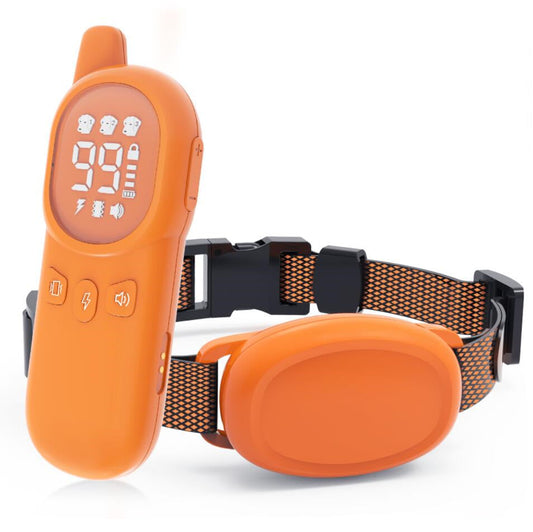 KFX-9763389 Wireless Shock Dog Collar with Vibration and Static Shock, USB Rechargeable – Suitable for Small to Large Dogs