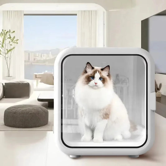 KFX-976339 Smart Pet Hair Dryer Box for Cats and Dogs - Silent, Automatic, Adjustable Speed Pet Drying Solution