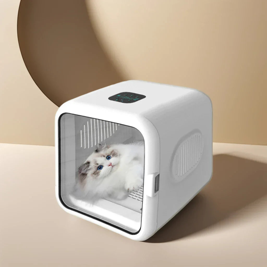 KFX-976339 Smart Pet Hair Dryer Box for Cats and Dogs - Silent, Automatic, Adjustable Speed Pet Drying Solution