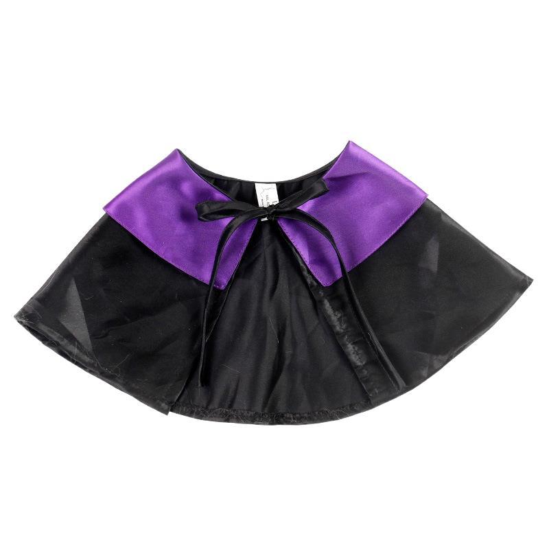 KFX-9764925 Magic Wizard Hat and Cloak Set for Pets – Adjustable Black Autumn Cashmere for Cats and Dogs
