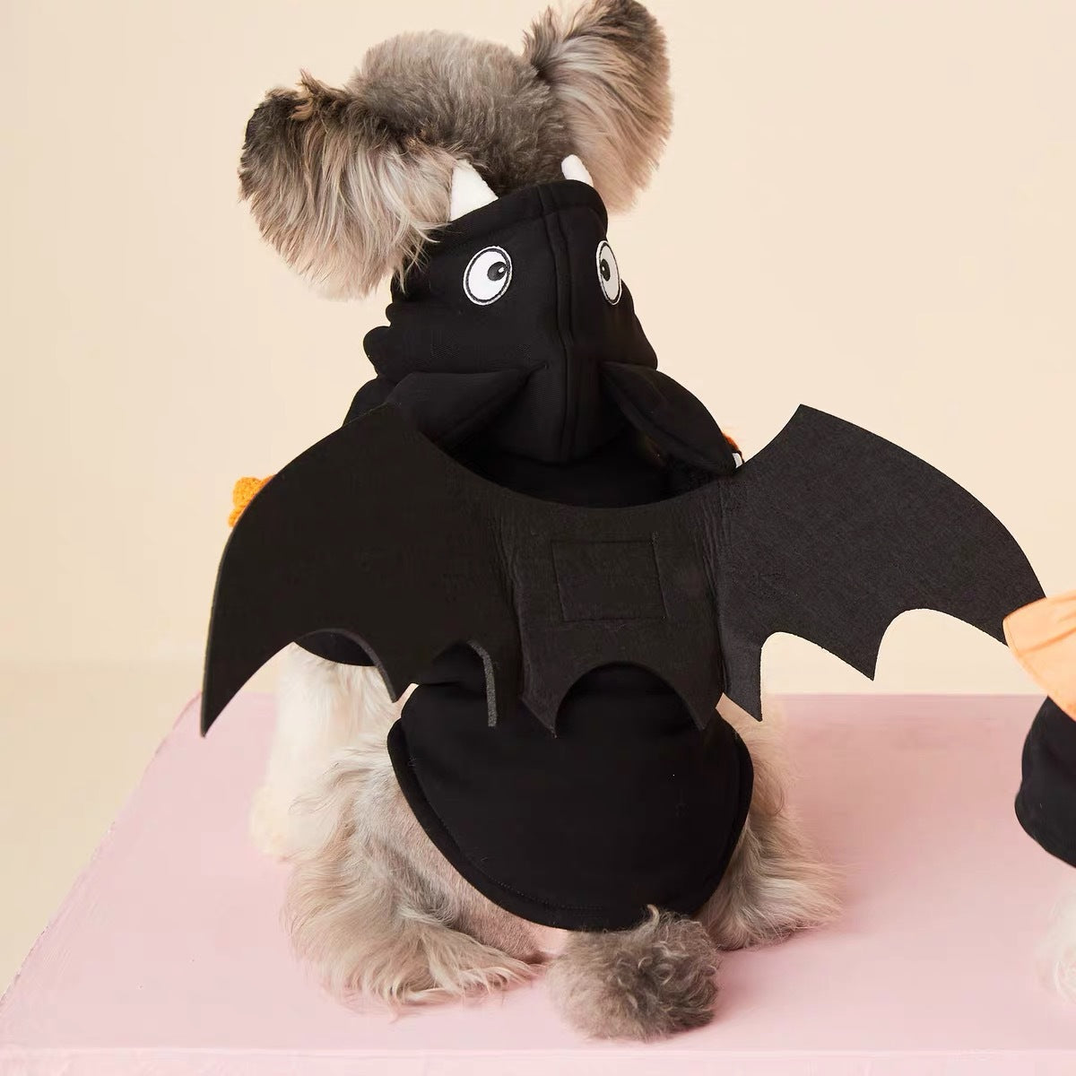 KFX-9765693 Cozy Cotton Detachable Wings Hoodie for Pets - Fleece-Lined, Multiple Sizes Available