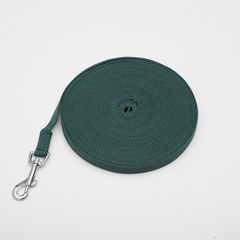 KFX-9769661 Durable Polyester Pet Tracking Lead Rope - Multiple Colors & Lengths Available