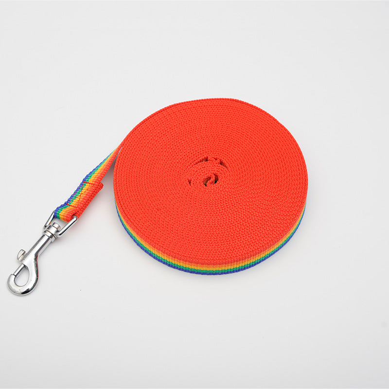 KFX-9769661 Durable Polyester Pet Tracking Lead Rope - Multiple Colors & Lengths Available