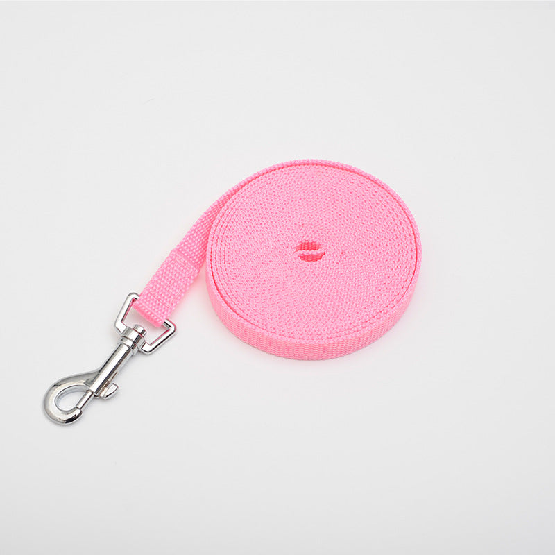 KFX-9769661 Durable Polyester Pet Tracking Lead Rope - Multiple Colors & Lengths Available