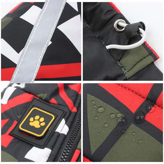 KFX-9770045 Comfortable Mesh Dog Coat Jacket - Fleece and Polyester, Various Sizes Available
