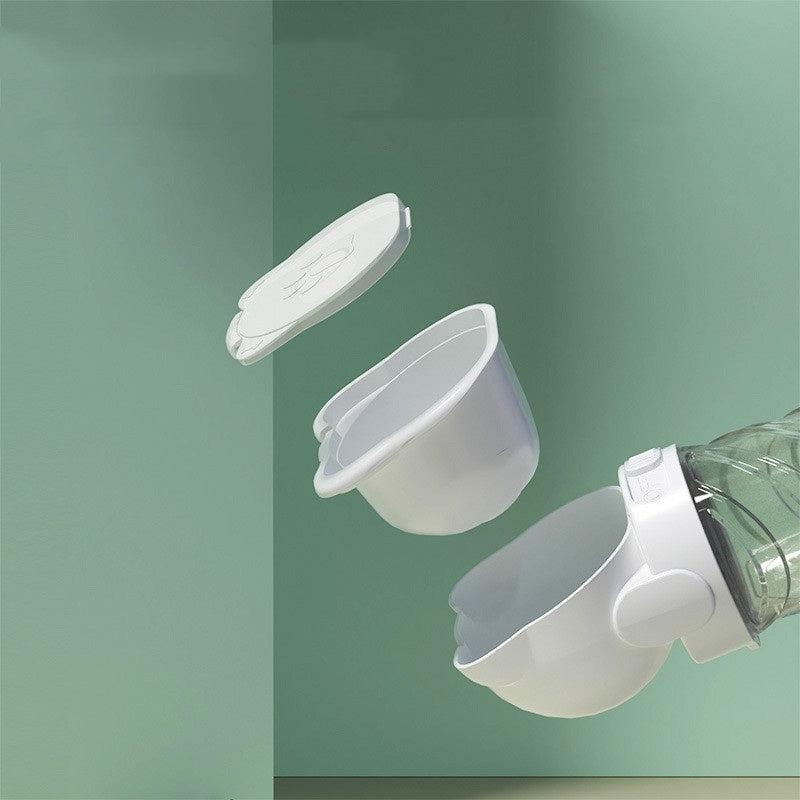 KFX-9771709 Multi-Functional Pet Water Cup with Built-In Waste Disposal, Various Colors Available