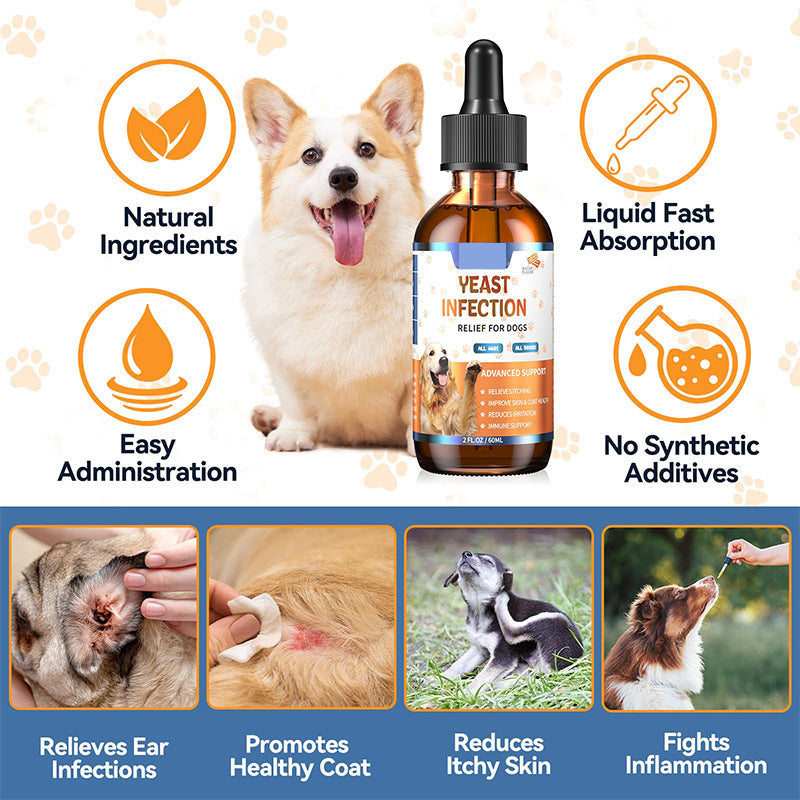 KFX-9773501 Dog Hair Health Drops - Available in Bacon and Original Flavor, 60ml, 90ml, 120ml