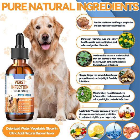 KFX-9773501 Dog Hair Health Drops - Available in Bacon and Original Flavor, 60ml, 90ml, 120ml