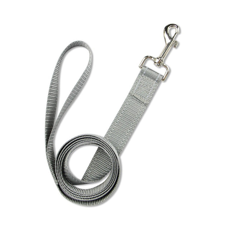 KFX-9774909 Reflective Dog Harness and Leash Set - Adjustable Polyester Pet Gear in Yellow, Blue, Gray, and Black