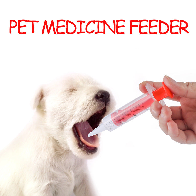 KFX-9778877 Cat and Dog Pill Dispenser with Soft Tip Syringe for Easy Medication Administration to Small Pets