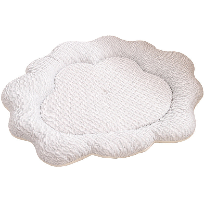 KFX-9788989 Pet Cooling Sleeping Mat for Cats and Dogs - Soft Sponge and PP Cotton Fabric - 70x55CM Size