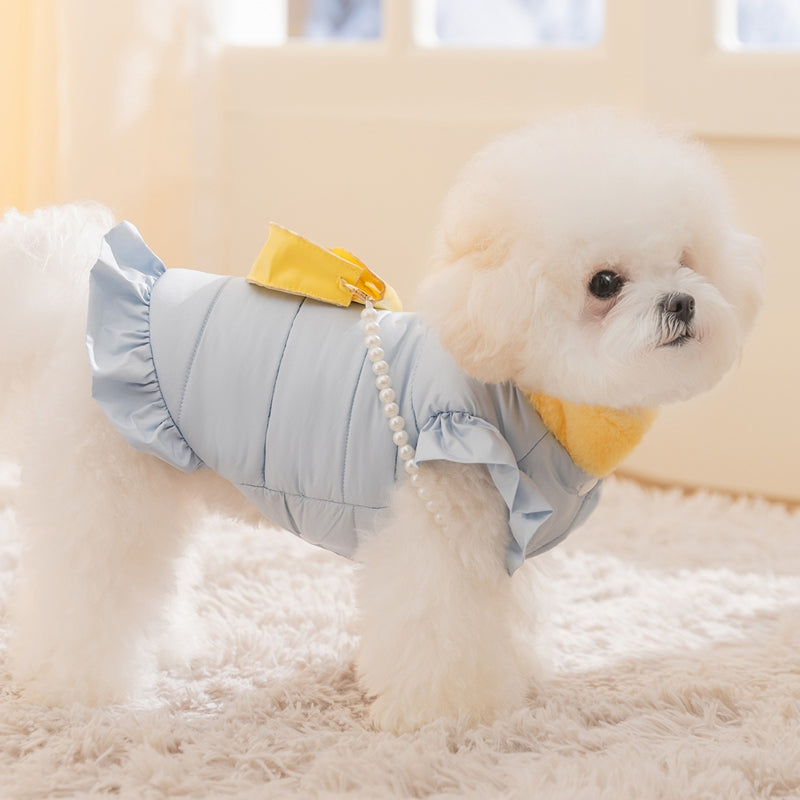 KFX-9791677 Stylish Autumn and Winter Pet Apparel for Small Dogs and Cats - Cozy Layered Designs