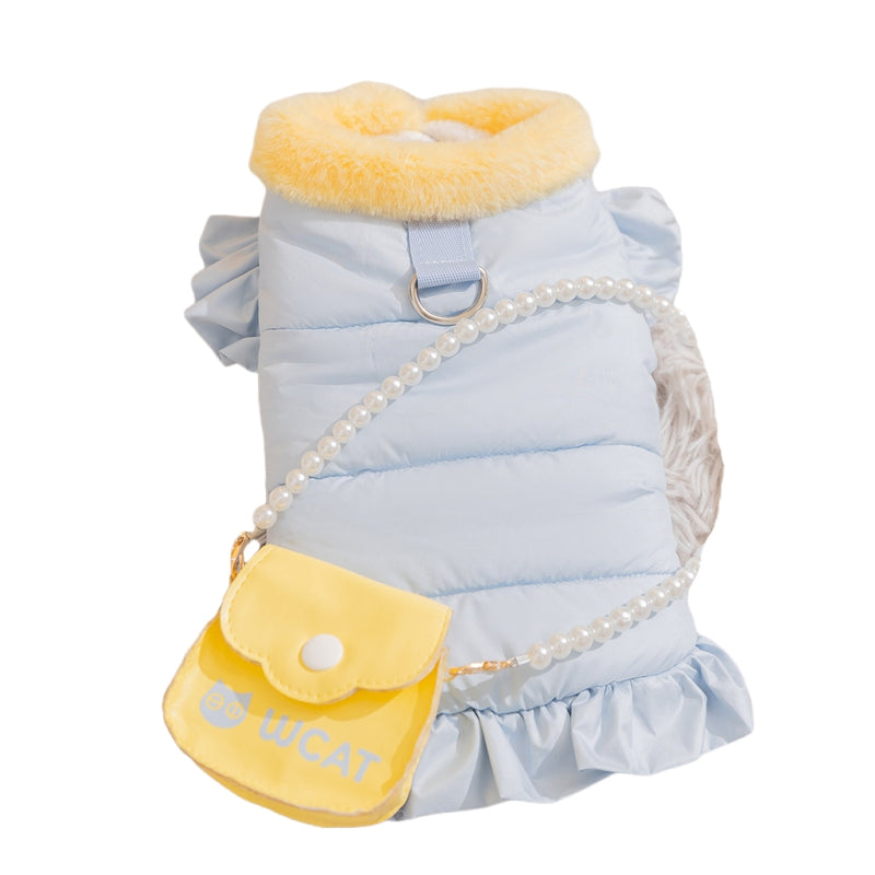 KFX-9791677 Stylish Autumn and Winter Pet Apparel for Small Dogs and Cats - Cozy Layered Designs