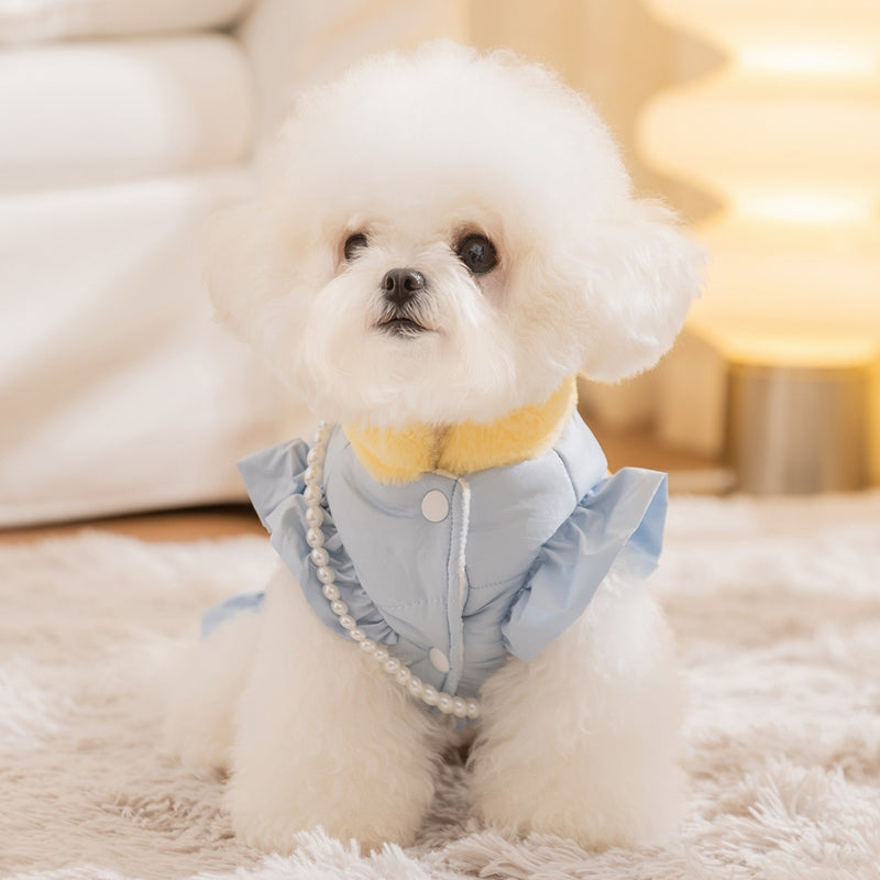 KFX-9791677 Stylish Autumn and Winter Pet Apparel for Small Dogs and Cats - Cozy Layered Designs