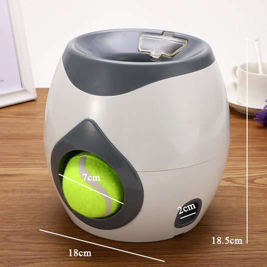 KFX-9796669 Pet Feeder Tennis Toy for Dogs - ABS Material, Snack Dispensing Design