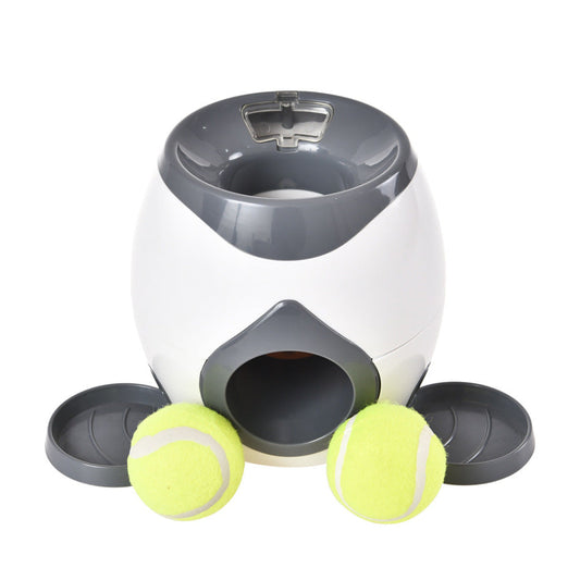 KFX-9796669 Pet Feeder Tennis Toy for Dogs - ABS Material, Snack Dispensing Design