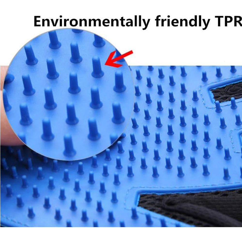 KFX-9804221 Premium Pet Grooming Glove for Cats, Dogs, and Small Animals - De-Shedding and Massage Tool
