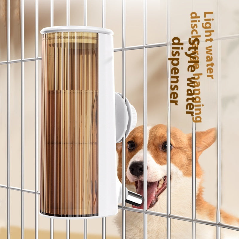 KFX-9804477 Automatic Hanging Pet Water Bowl - 700ml, Multiple Color Options