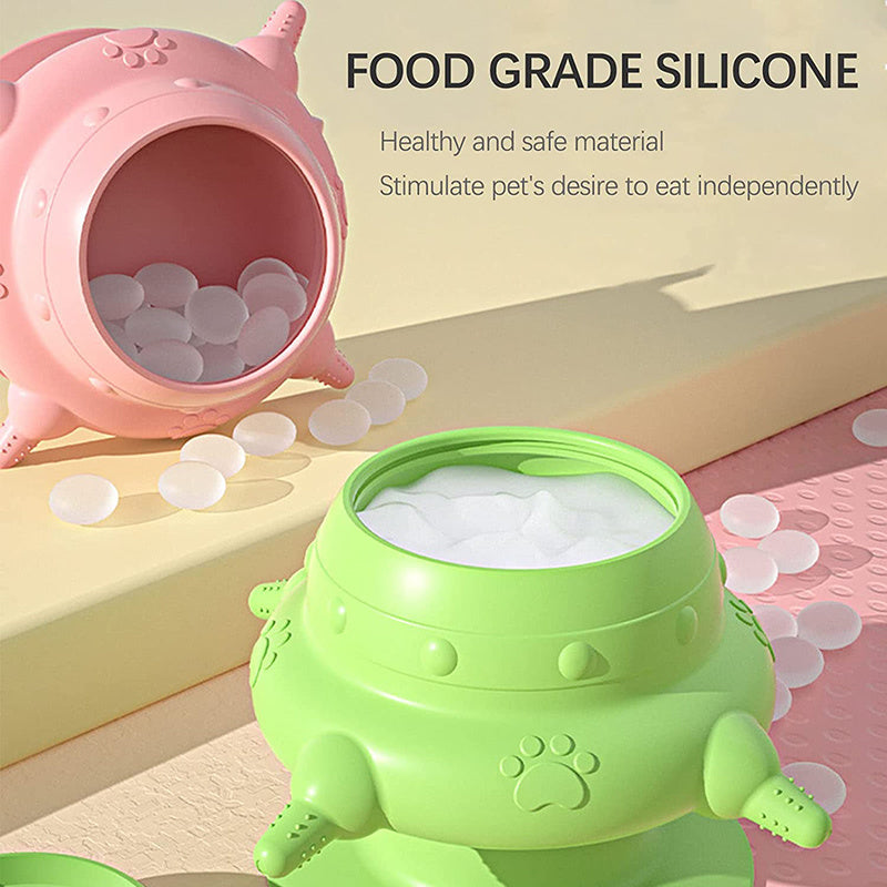 KFX-9805885 Self-Service Milk Feeding Device for Puppies and Kittens - Bionic Breast Design, Silicone Milk Bowl