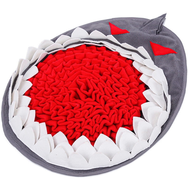 KFX-9809213 Interactive Dog Sniffing Mat for Puzzle Play and Snack Training, Non-Slip Feeding Blanket, 27.17x20.87 Inches