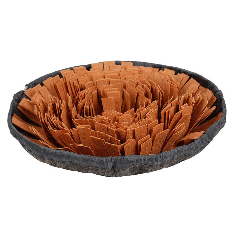 KFX-9809213 Interactive Dog Sniffing Mat for Puzzle Play and Snack Training, Non-Slip Feeding Blanket, 27.17x20.87 Inches