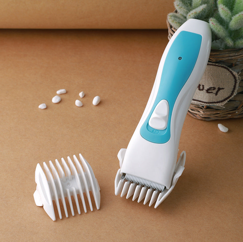 KFX-9809981 Pet Electric Clipper for Small Dogs with Ceramic and Stainless Steel Blades - Includes Combs and Accessories