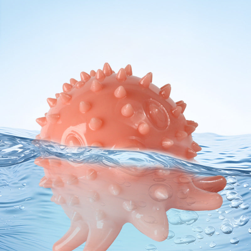 KFX-9812797 Interactive TPR Octopus Dog Toy for Puppies and Dogs – Chew-Resistant, Boredom Buster