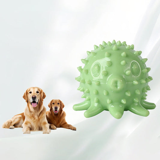 KFX-9812797 Interactive TPR Octopus Dog Toy for Puppies and Dogs – Chew-Resistant, Boredom Buster