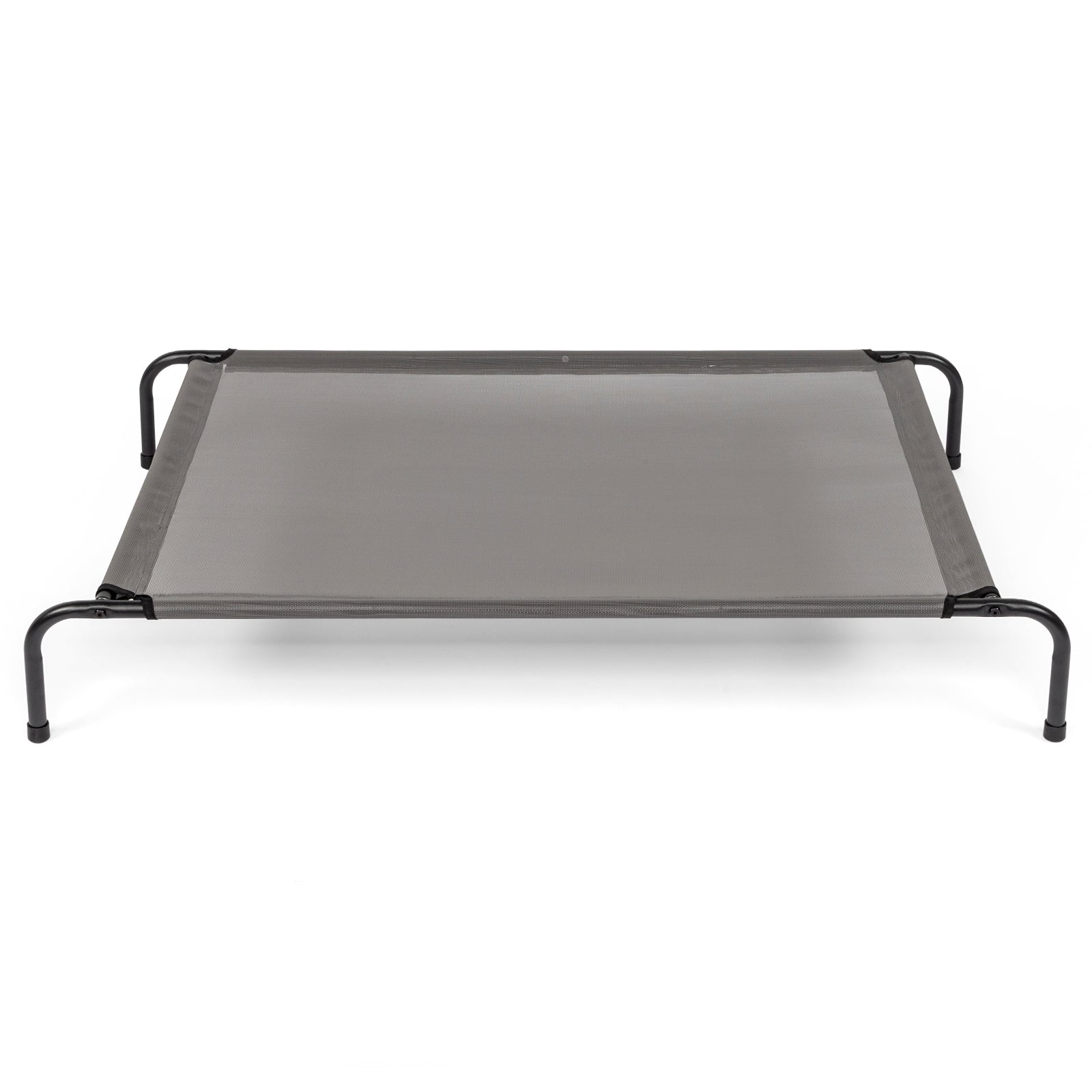 KFX-9818557 Elevated Dog Bed with Durable Textilene Mesh, Indoor and Outdoor Pet Bed, 43" x 26" x 8", Gray