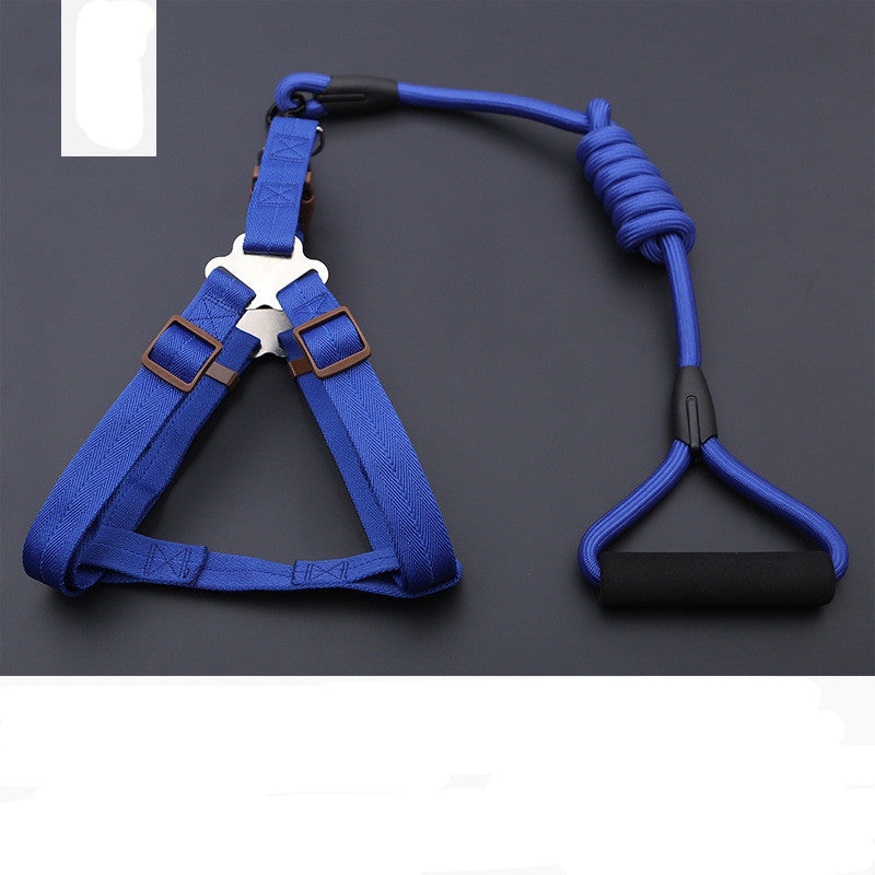 KFX-9819197 Rainbow Series Round Rope Chest and Back Collar for Dogs - Multiple Colors Available