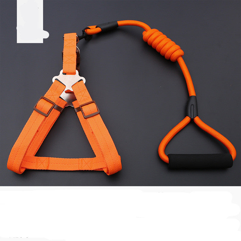 KFX-9819197 Rainbow Series Round Rope Chest and Back Collar for Dogs - Multiple Colors Available