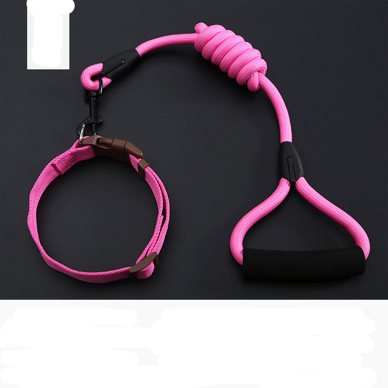 KFX-9819197 Rainbow Series Round Rope Chest and Back Collar for Dogs - Multiple Colors Available