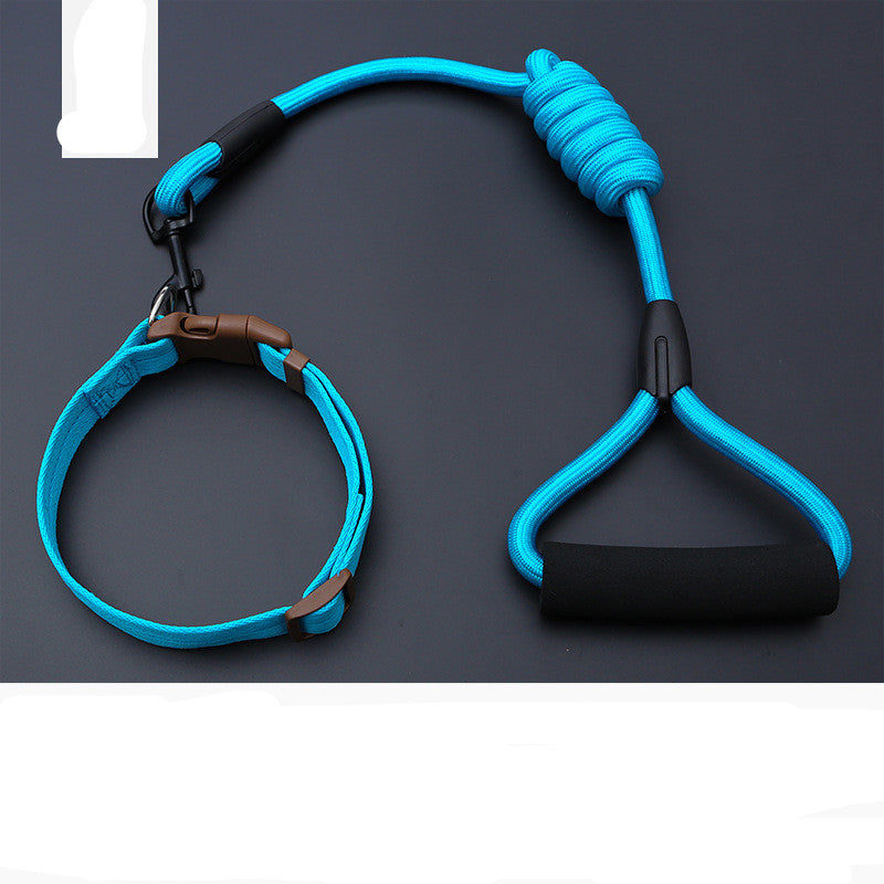 KFX-9819197 Rainbow Series Round Rope Chest and Back Collar for Dogs - Multiple Colors Available
