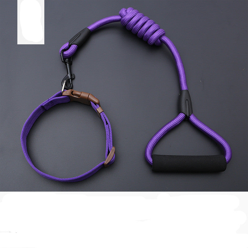 KFX-9819197 Rainbow Series Round Rope Chest and Back Collar for Dogs - Multiple Colors Available