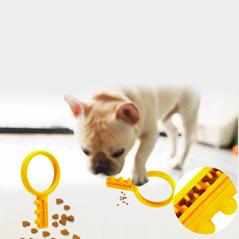 KFX-9820733 Floating Water Toy for Dogs - TPR Foam Gnawing Toy with Key Grip for Outdoor Play