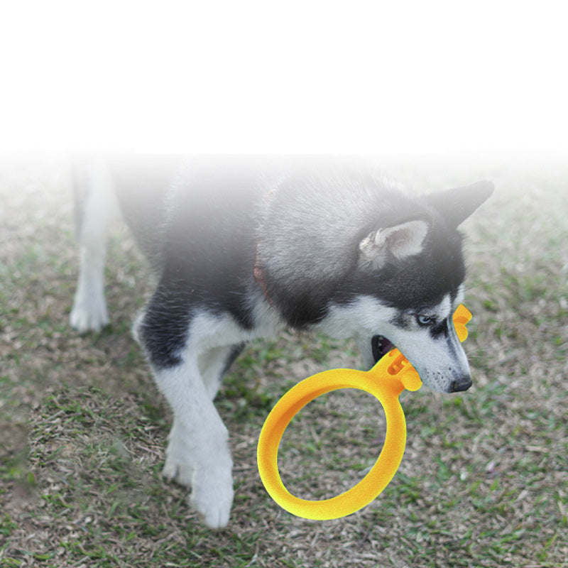 KFX-9820733 Floating Water Toy for Dogs - TPR Foam Gnawing Toy with Key Grip for Outdoor Play