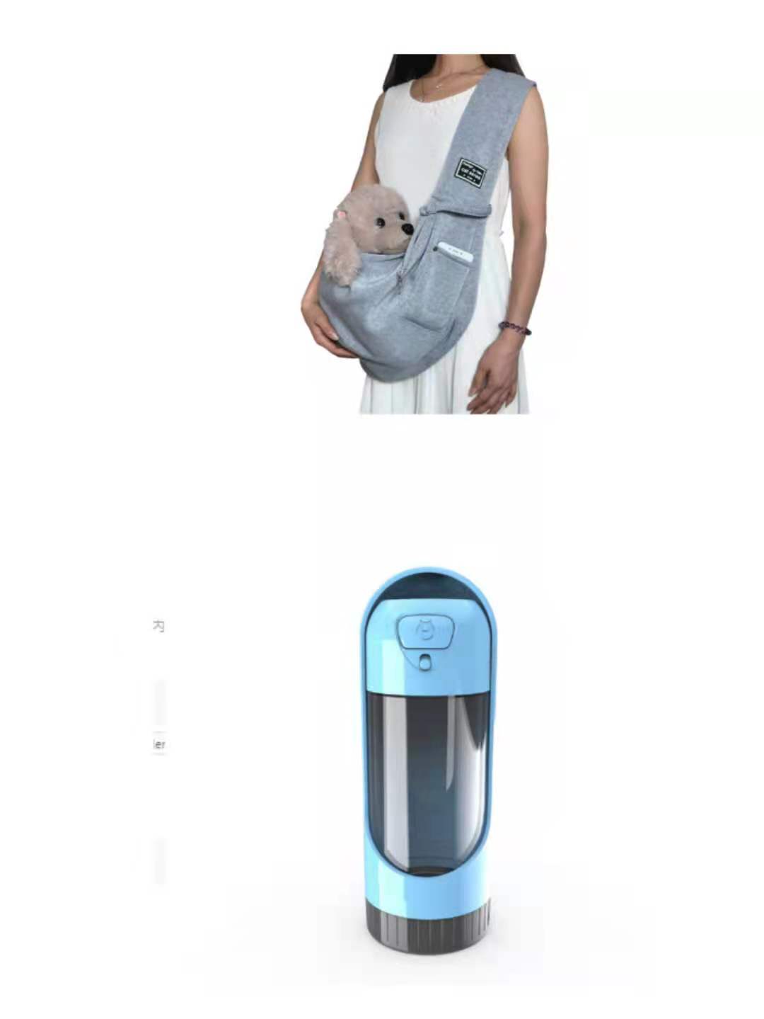 KFX-9822141 Breathable Sling Bag for Small Pets - Ideal for Dogs and Cats
