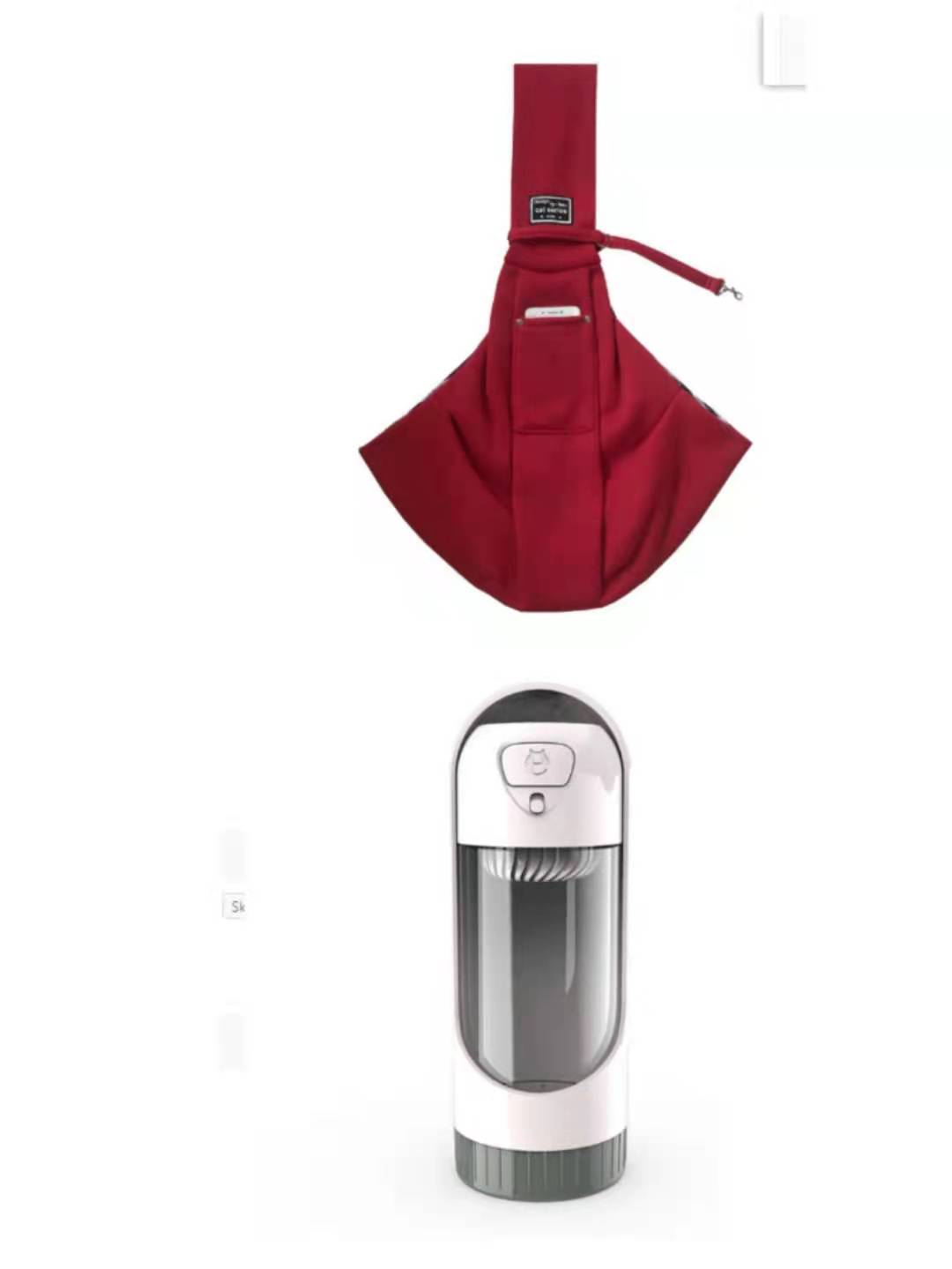 KFX-9822141 Breathable Sling Bag for Small Pets - Ideal for Dogs and Cats