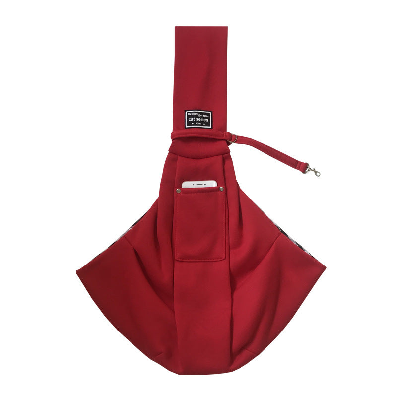 KFX-9822141 Breathable Sling Bag for Small Pets - Ideal for Dogs and Cats