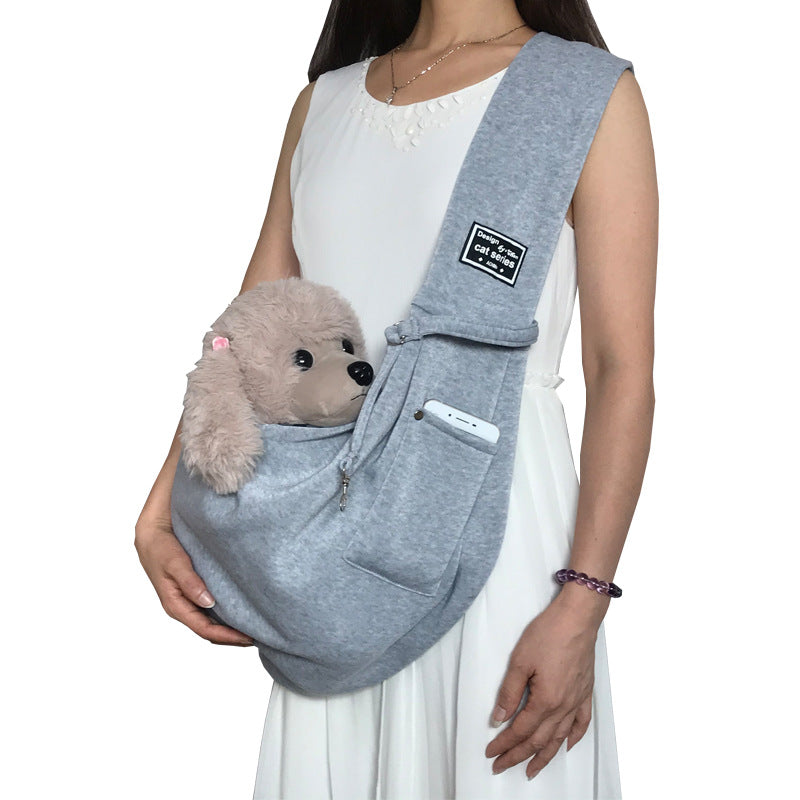KFX-9822141 Breathable Sling Bag for Small Pets - Ideal for Dogs and Cats