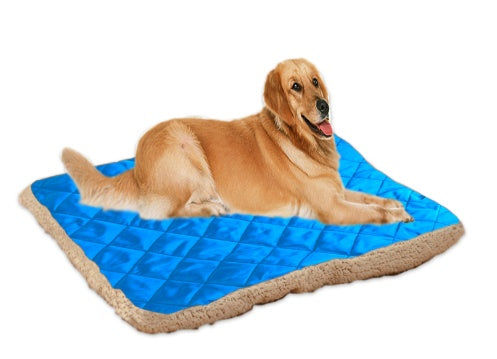 KFX-9827517 Cooling Pet Ice Silk Cushion - Multiple Sizes Available for Comfort and Support
