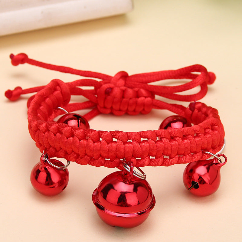 KFX-9827645 Cute Adjustable Bell Collar for Pets in Various Colors